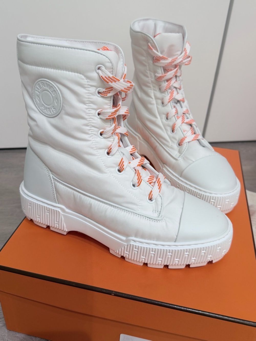 Hermes Bottines Femme Parachute boots brand new